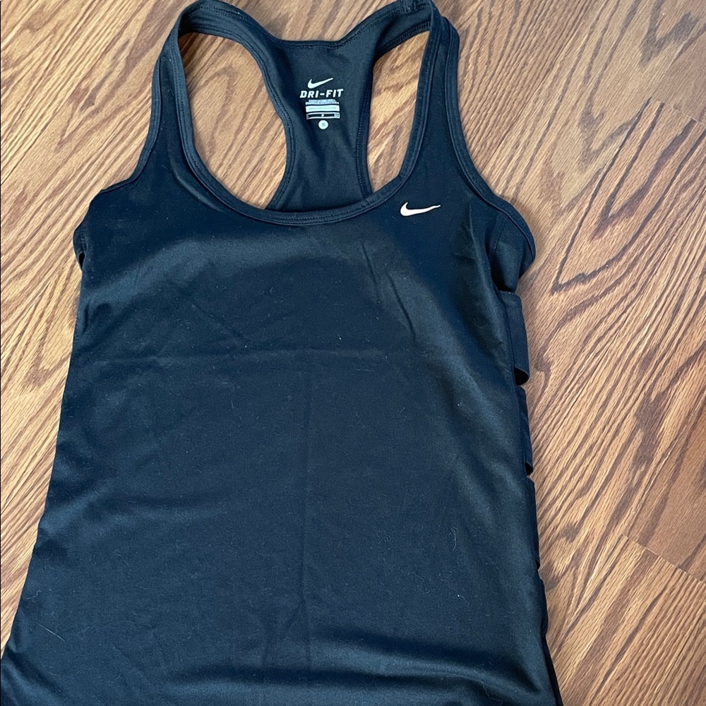 Nike Women's Black Racerback Tank Top